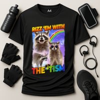 Rizz Em With The Tism Rizzler Ohio Rizz Cooling Performance Crew T-Shirt