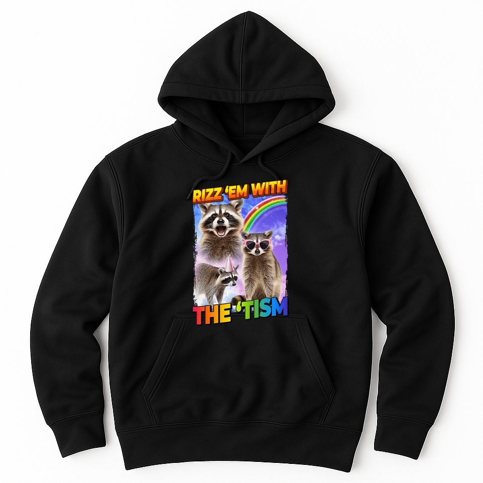 Rizz Em With The Tism Rizzler Ohio Rizz Hoodie