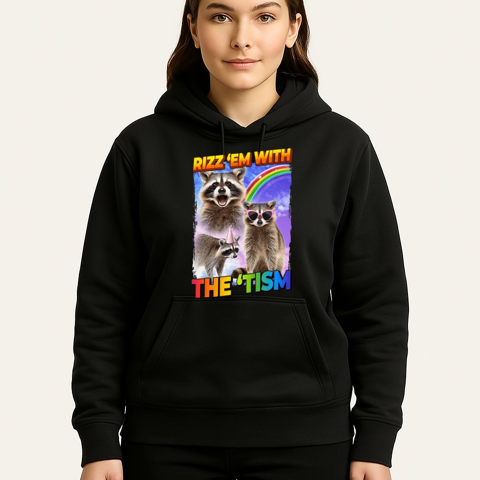 Rizz Em With The Tism Rizzler Ohio Rizz Hoodie