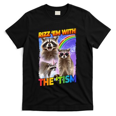 Rizz Em With The Tism Rizzler Ohio Rizz T-Shirt