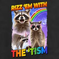 Rizz Em With The Tism Rizzler Ohio Rizz Adult Drive Performance Visor