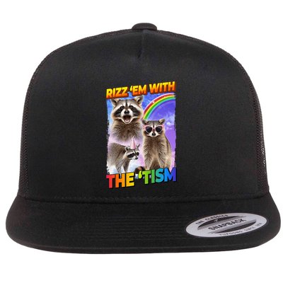 Rizz Em With The Tism Rizzler Ohio Rizz Flatbill Hat