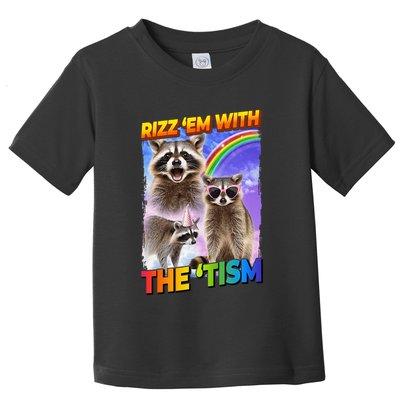Rizz Em With The Tism Rizzler Ohio Rizz Toddler T-Shirt