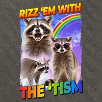 Rizz Em With The Tism Rizzler Ohio Rizz Cotton Canvas Backpack