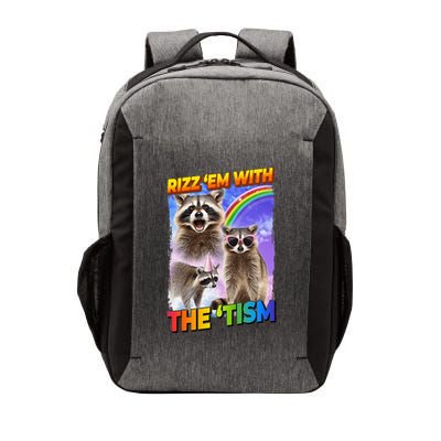 Rizz Em With The Tism Rizzler Ohio Rizz Vector Backpack