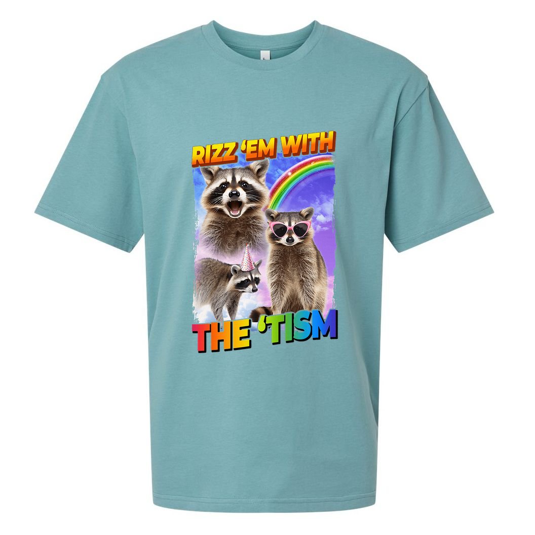 Rizz Em With The Tism Rizzler Ohio Rizz Sueded Cloud Jersey T-Shirt