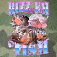 Rizz Em With The Tism Meme Moo Deng Legacy Tie Dye Trucker Hat