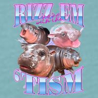 Rizz Em With The Tism Meme Moo Deng Sueded Cloud Jersey T-Shirt