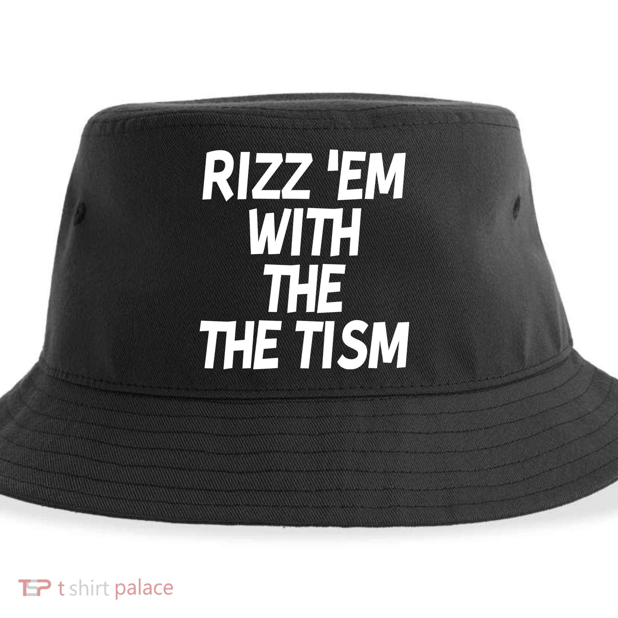 Rizz Em With The Tism Sustainable Bucket Hat