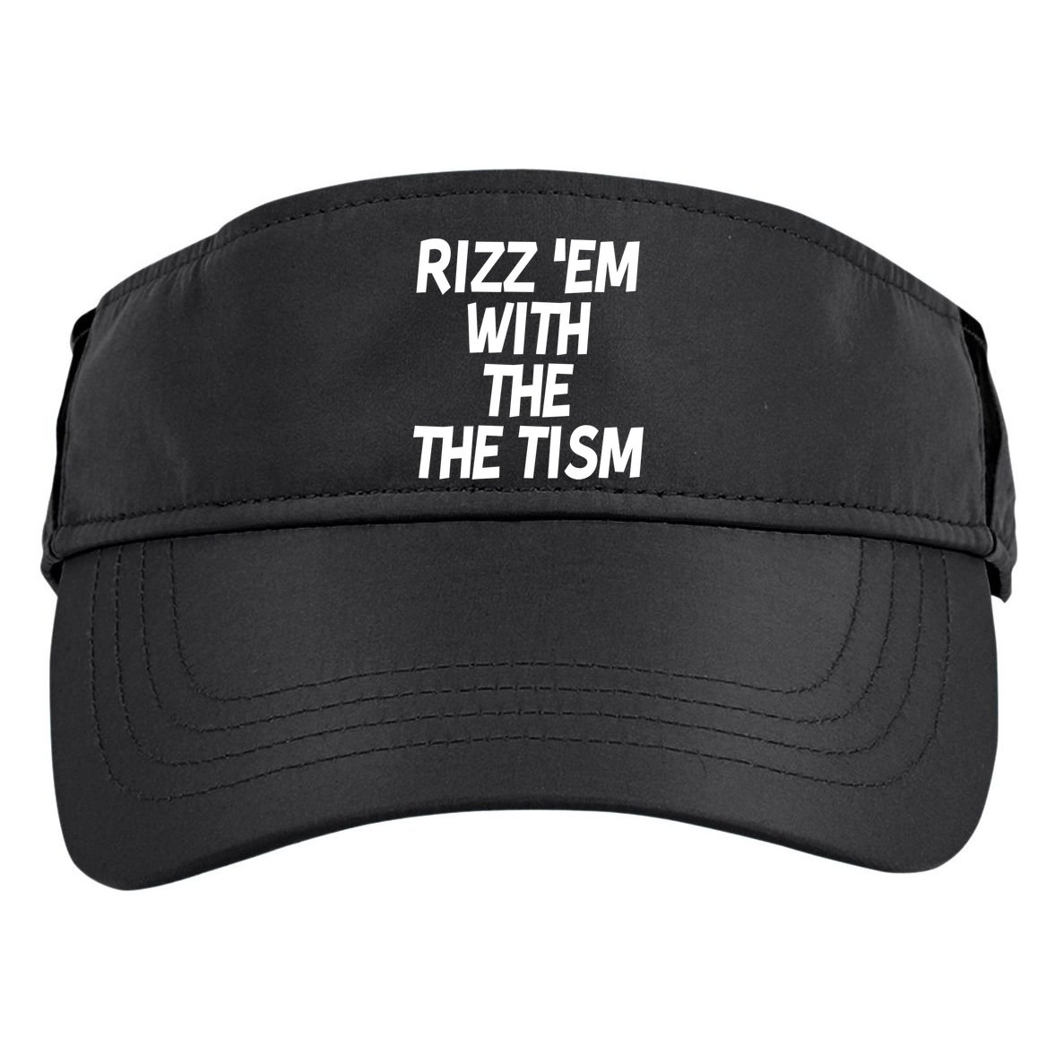 Rizz Em With The Tism Adult Drive Performance Visor