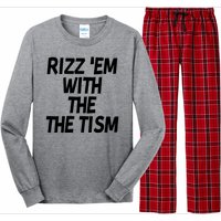 Rizz Em With The Tism Long Sleeve Pajama Set