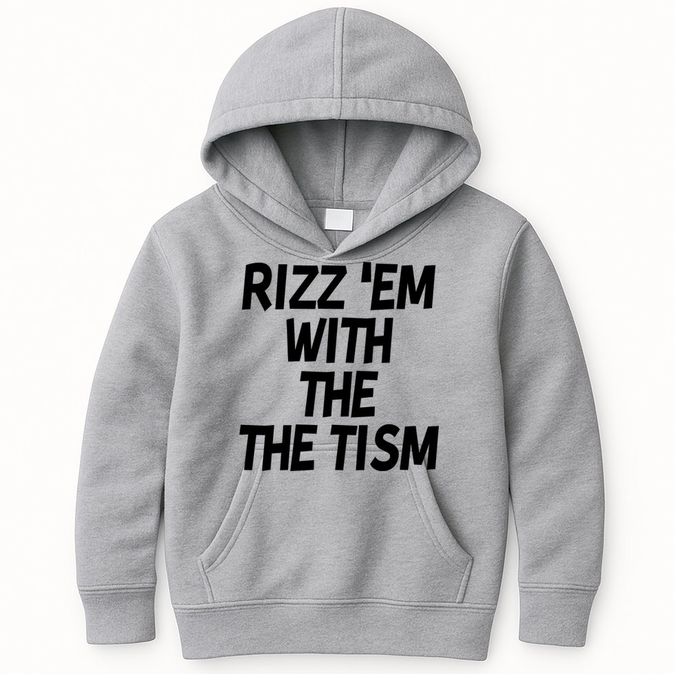 Rizz Em With The Tism Kids Hoodie