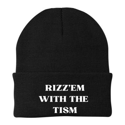 Rizz Em With The Tism Beanie