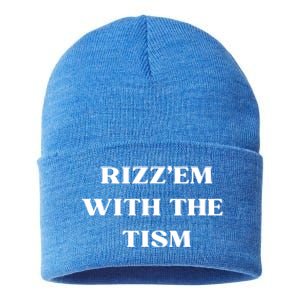 Rizz Em With The Tism Sustainable Knit Beanie