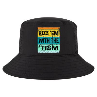 Rizz Em With The Tism Funny Autism Cool Comfort Performance Bucket Hat