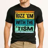 Rizz Em With The Tism Funny Autism Cooling Performance Crew T-Shirt