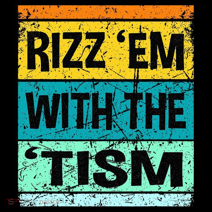 Rizz Em With The Tism Funny Autism T-Shirt