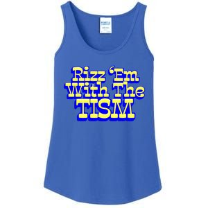 Rizz Em With The Tism Funny Autism Design Gift Ladies Essential Tank