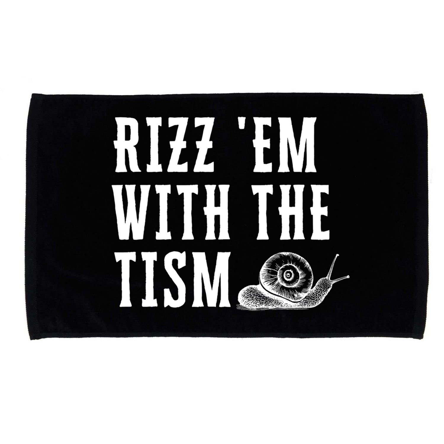Rizz Em With The Tism Funny Autism Perfect Awareness Gift Microfiber Hand Towel