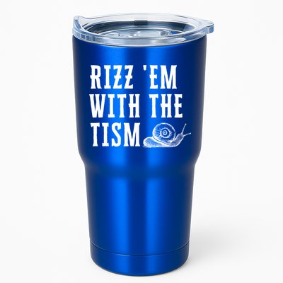 Rizz Em With The Tism Funny Autism Perfect Awareness Gift Tumbler