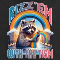 Rizz Em With The Tism Raccoon Autism Awareness Funny Raccoon Gift Hat