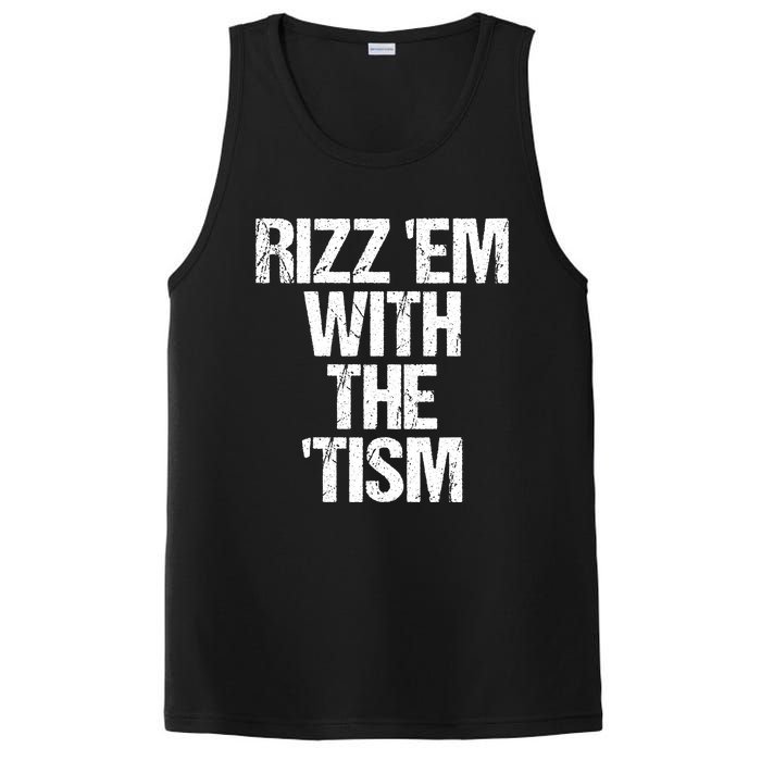 Rizz Em With The Tism PosiCharge Competitor Tank