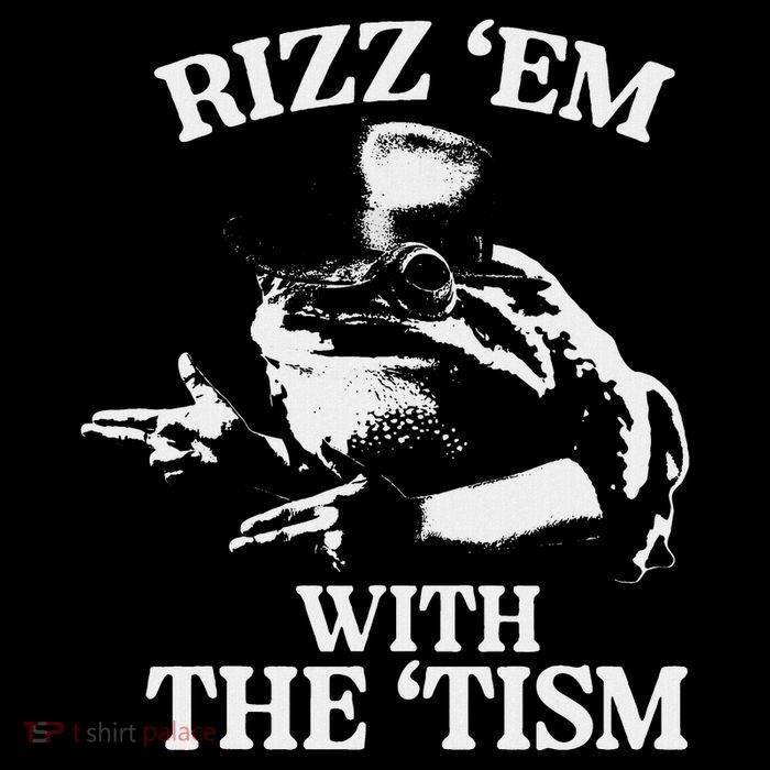 Rizz Em With The Tism Funny Meme Frog 16 in Basic Backpack