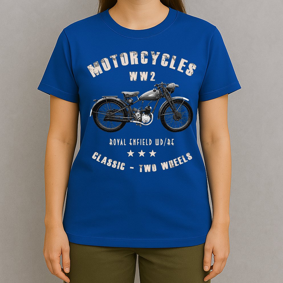 Royal Enfield Wdre Classic Motorcycle Ww2 T-Shirt