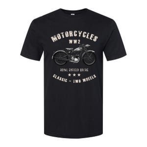 Royal Enfield Wdre Classic Motorcycle Ww2 Softstyle CVC T-Shirt