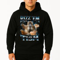 Rizz Em With The Tism Capybara Funny Oddly Dank Hoodie