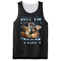 Rizz Em With The Tism Capybara Funny Oddly Dank Mesh Reversible Basketball Jersey Tank