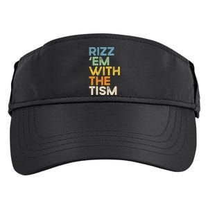 Rizz Em With The Tism Adult Drive Performance Visor