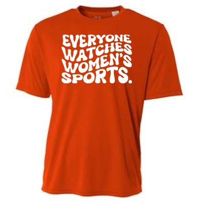 Retro Everyone Watches WomenS Sports Cooling Performance Crew T-Shirt