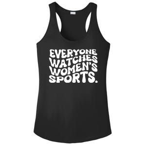 Retro Everyone Watches WomenS Sports Ladies PosiCharge Competitor Racerback Tank