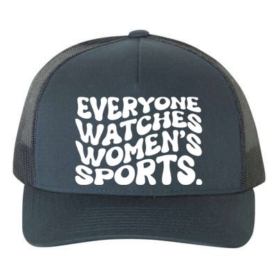 Retro Everyone Watches WomenS Sports Yupoong Adult 5-Panel Trucker Hat