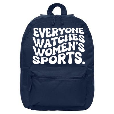 Retro Everyone Watches WomenS Sports 16 in Basic Backpack