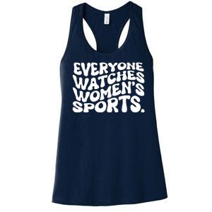 Retro Everyone Watches WomenS Sports Women's Racerback Tank