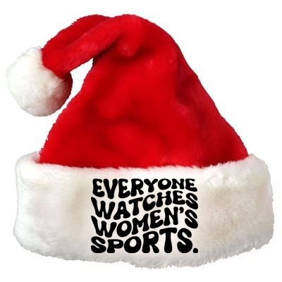 Retro Everyone Watches WomenS Sports Premium Christmas Santa Hat