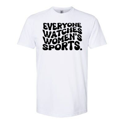 Retro Everyone Watches WomenS Sports Softstyle® CVC T-Shirt