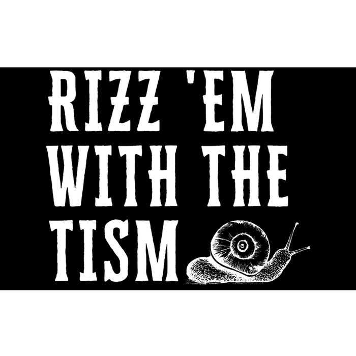 Rizz Em With The Tism Autism Awareness Bumper Sticker