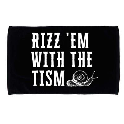 Rizz Em With The Tism Autism Awareness Microfiber Hand Towel