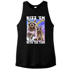 Rizz Em With The Tism Rizzler Ohio Rizz Ladies PosiCharge Tri-Blend Wicking Tank