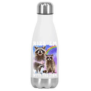 Rizz Em With The Tism Rizzler Ohio Rizz Stainless Steel Insulated Water Bottle