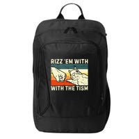 Rizz Em With The Tism Rizzler Joke Meme Rizzling Squirrel City Backpack