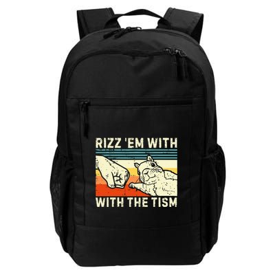 Rizz Em With The Tism Rizzler Joke Meme Rizzling Squirrel Backpack