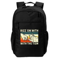 Rizz Em With The Tism Rizzler Joke Meme Rizzling Squirrel Backpack