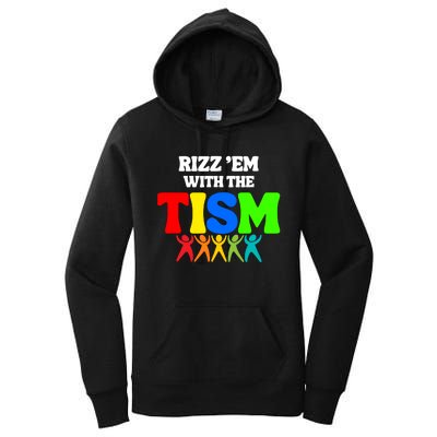 Rizz Em With The Tism Women's Pullover Hoodie