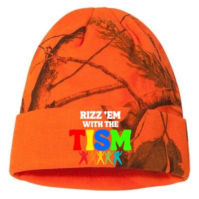 Rizz Em With The Tism Kati Licensed 12" Camo Beanie