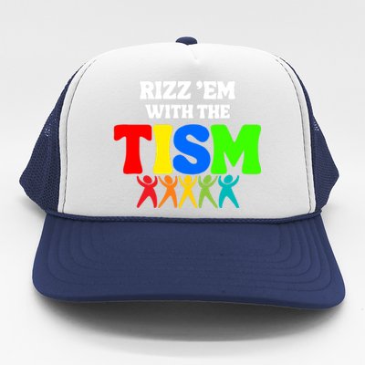 Rizz Em With The Tism Trucker Hat