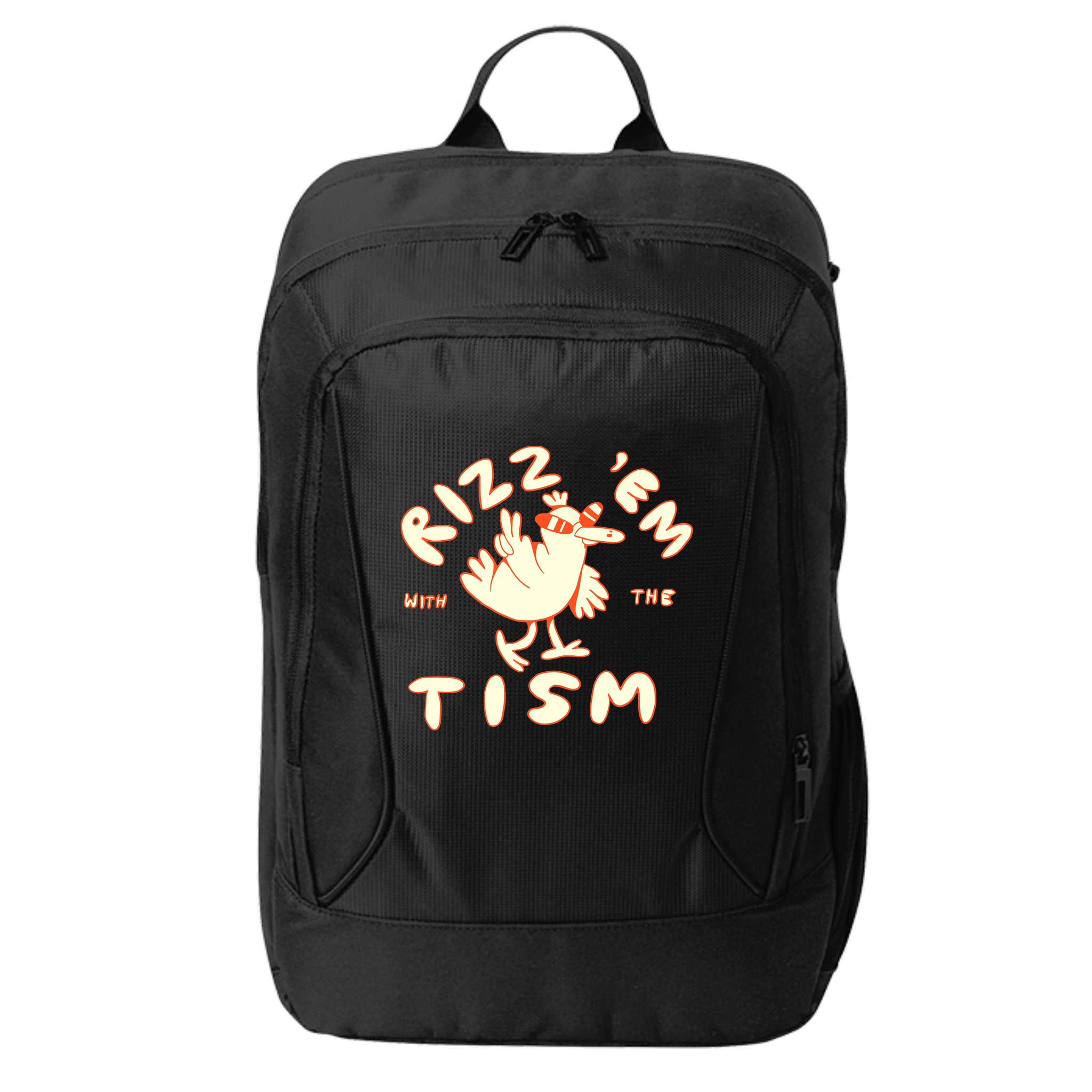 Rizz Em With The Tism City Backpack